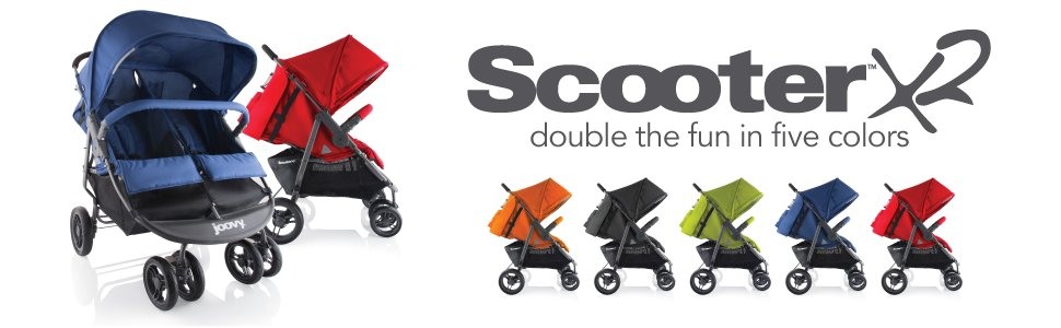 Joovy Scooter X2 Double Stroller Colors